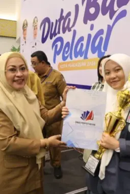 Siswi SMAIT Darul Fikri Makassar Raih Juara 3 Duta Baca Pelajar 2026