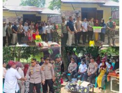 Sambut Hari Bhayangkara ke-80, Polres Berau Melalui polsek teluk bayur. Resmikan  Bedah Rumah untuk Warga Teluk Bayur