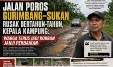 Jalan Poros Gurimbang–Sukan Rusak Bertahun-tahun, Kepala Kampung: Warga Terus Jadi Korban Janji Perbaikan
