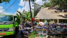 Foto : Tempat Pembuangan Sementara (TPS) Sampah, disisi Gang Tajuk dan Termbok kantor Pemkab Barito Selatan. Selasa (07/07/2026). Ahmad Arbani /Wartawan Suara Utama