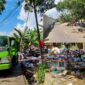 Foto : Tempat Pembuangan Sementara (TPS) Sampah, disisi Gang Tajuk dan Termbok kantor Pemkab Barito Selatan. Selasa (07/07/2026). Ahmad Arbani /Wartawan Suara Utama