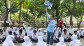 FOTO: Ratusan Siswa Gema Insan Cendekia Karawang Belajar Ekosistem Laut dan Kepemimpinan Lingkungan Bersama Emil Salim Institute (Wahyu Widodo M.IKom/SUARA UTAMA)