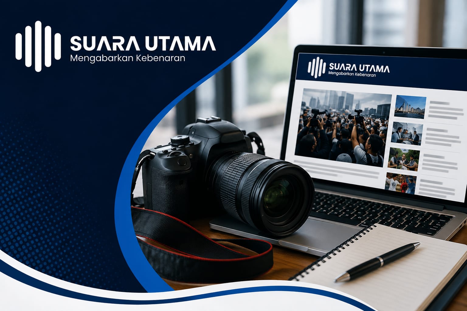 FOTO: Founder Suara Utama, Andre Hariyanto, Resmikan Reformasi Struktur Pengurus Manajemen Redaksi Periode 2026 - 2027 (Dok.Internal/SUARA UTAMA)