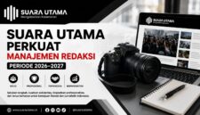 FOTO: Founder Suara Utama, Andre Hariyanto, Resmikan Reformasi Struktur Pengurus Manajemen Redaksi Periode 2026 - 2027 (Dok.Internal/SUARA UTAMA)
