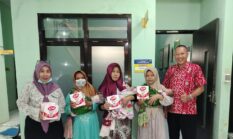 UPT Puskesmas Klenang Kidul Pastikan  Bayi Kembar 3 Desa Gading Kulon Kondisi Bagus, BB Sesuai Umur 