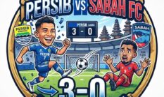Persib Bungkam Sabah FC 3-0, Cukup Incar Hasil Seri Kontra Bali United untuk Kunci Juara Grup
