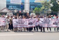 AKAMSI Gelar unjuk rasa di Kantor Kementerian ATR/BPN: Usut tuntas pembongkaran Pura Sambiyangan dan Pura Ketapang Kembar