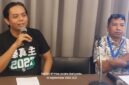 FOTO:Memakai Kaos Hitam Wakil Direktur Persebaya, Nanang Priyanto saat jumpa Pers di Amaris Hotel Surabaya, Jawa Timur pada Jum'at 18 September 2026 (Andre Hariyanto/SUARA UTAMA)