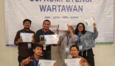 FOTO: Pemimpin Redaksi Suara Utama Andre Hariyanto Dinyatakan Kompeten dalam UKW bersama Lembaga Uji Kompetensi Wartawan Kompas, KG Media dan Google (Dok.Pribadi/SUARA UTAMA)