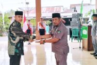 FOTO: Pengurus Radio Antar Penduduk Indonesia (RAPI) Wilayah 05 Kota Prabumulih periode 2026 - 2030 resmi dilantik dan dikukuhkan di Gedung Serba Guna Perumnas Sukajadi, Kecamatan Prabumulih Timur, Kota Prabumulih, Sumatera Selatan, Sabtu (26/9/2026). (Dok. Internal Andre Hariyanto/SUARA UTAMA)