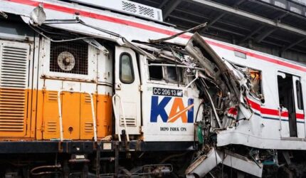 FOTO: Masinis KA Argo Bromo Anggrek Jadi Tersangka Kecelakaan di Bekasi (Ilustrasi/SUARA UTAMA)
