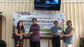 FOTO: Tekan Risiko Obesitas Remaja dan Sampah Makanan, SMPN 14 Denpasar Bersama Unud Inisiasi Kantin Hijau Berbasis Pangan Lokal (Dok. Sang Gede Purnama/SUARA UTAMA)