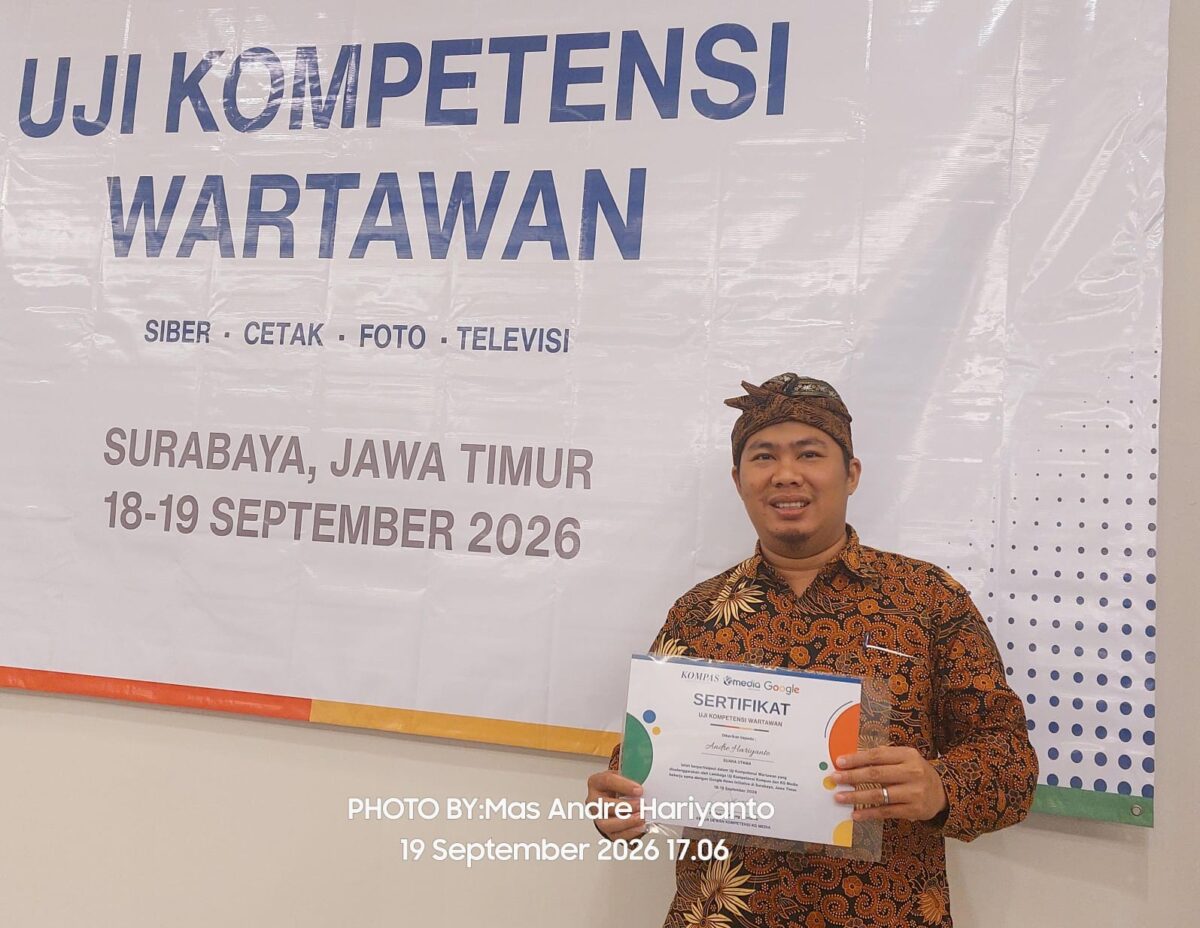 FOTO: Penulis Andre Hariyanto, Ketua Pendidikan & Pengembangan Sumber Daya Wartawan Dewan Pengurus Pusat Asosiasi Keluarga Pers Indonesia dan Founder Yayasan Suara Utama Indonesia (Dokumen Pribadi/SUARA UTAMA)