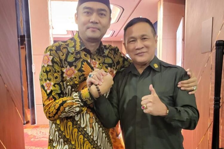 Ketua Dewan Pakar SUARA UTAMA Kolonel (Purn) Oktovianus Karundeng Berdiskusi dengan Staf Khusus Menteri Agama