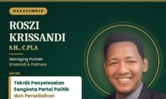 Sengketa Pemilu Kerap Kalah di Tenggat, Roszi Krissandi Bekali Calon Advokat di PPA APSI